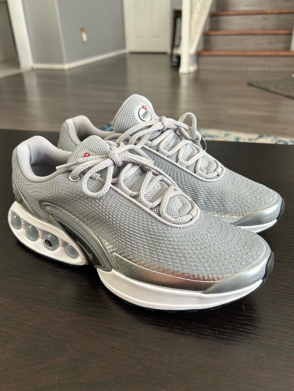 Nike Air max Dn premium metallic silver sneakers